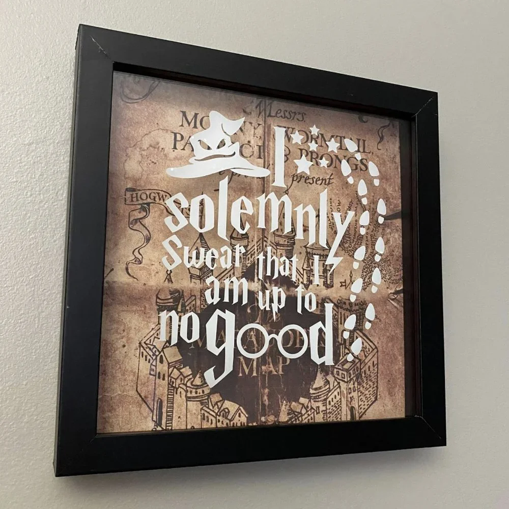 Marauder's Map Shadowbox 8